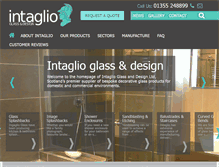 Tablet Screenshot of intaglioglass.com